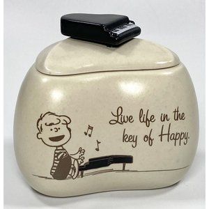 Hallmark Peanuts Trinket Schroeder Piano Lid Live Life in the Key of Happiness